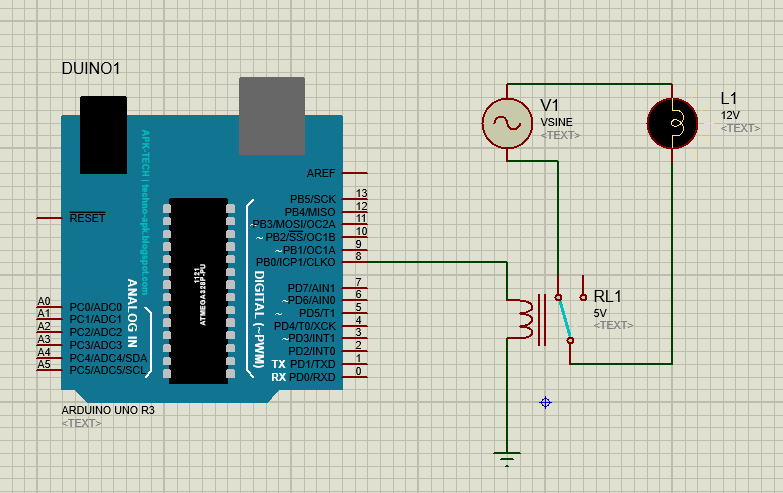 Membuat Control Relay Menggunakan Aplikasi Proteus 8 Dan Arduino Ide ...